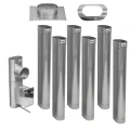 Wkład kominowy 120x220 owalny kwasożaroodporny gr.0.8mm 1.4404