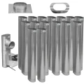 Wkład kominowy 120x220 owalny kwasożaroodporny gr.1mm 1.4404