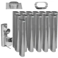 Wkład kominowy 120x240 owalny kwasożaroodporny gr.1mm 1.4404