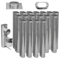 Wkład kominowy 120x240 owalny kwasożaroodporny gr.1mm 1.4404