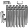 Wkład kominowy 120x240 owalny kwasożaroodporny gr.1mm 1.4404