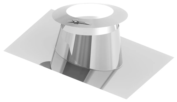 Przejście przez dach 5-15° aluminiowe z kołnierzem