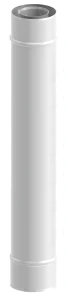 Rura 1m 60/100 kwasoodporna biała do kotła gazowego kondensacyjnego