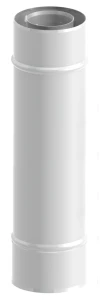Rura 0,5m 80/125 kwasoodporna biała do kotła gazowego kondensacyjnego