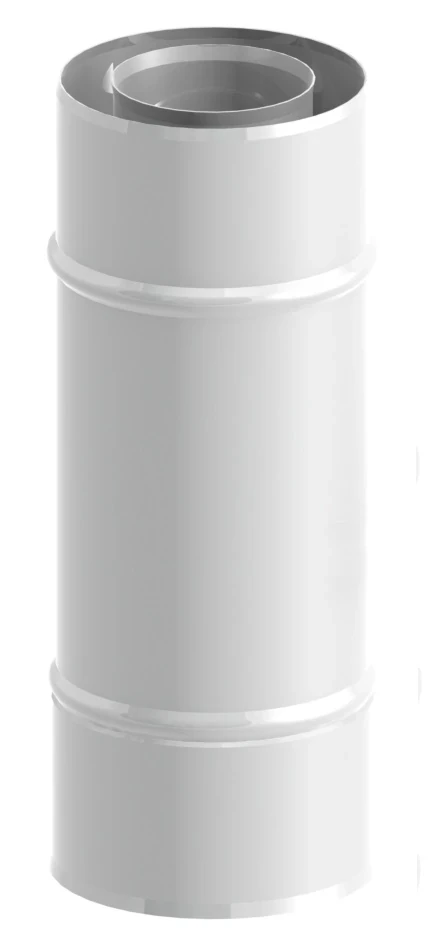 Rura 0,25m 60/100 kwasoodporna biała do kotła gazowego kondensacyjnego