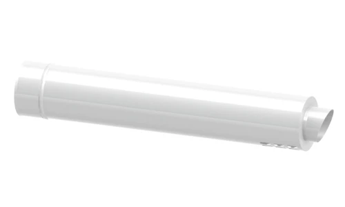 Zakończenie poziome komina 110/160 750mm białe