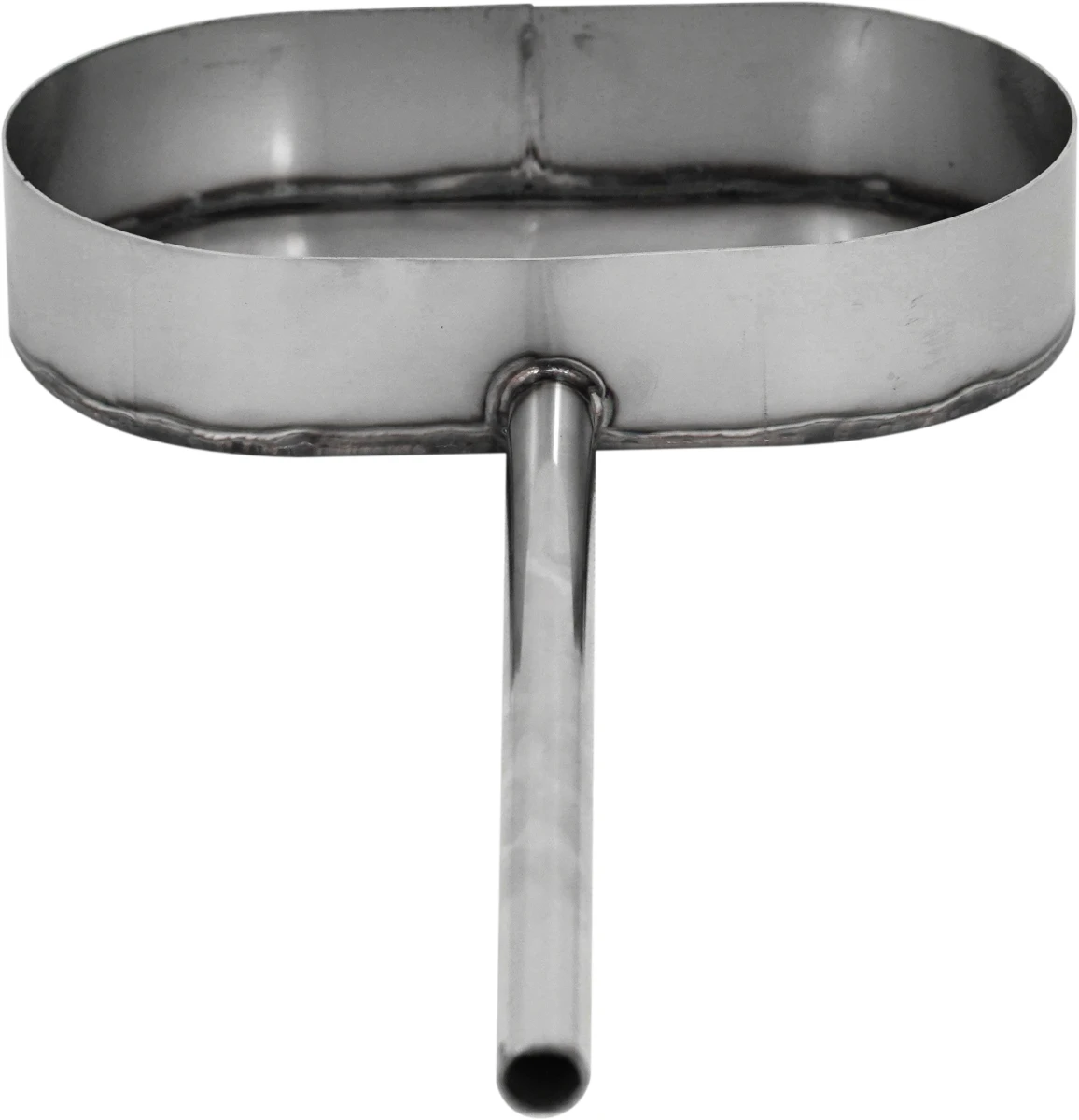 Odskraplacz kwasożaroodporny owalny gr.1mm 100x180 1.4404