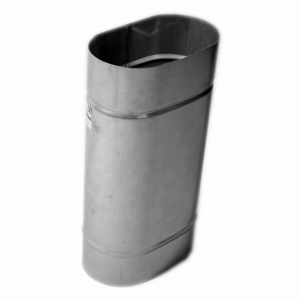 Rura kwasożaroodporna owalna 0,33m gr. 1mm 120x200 1.4404