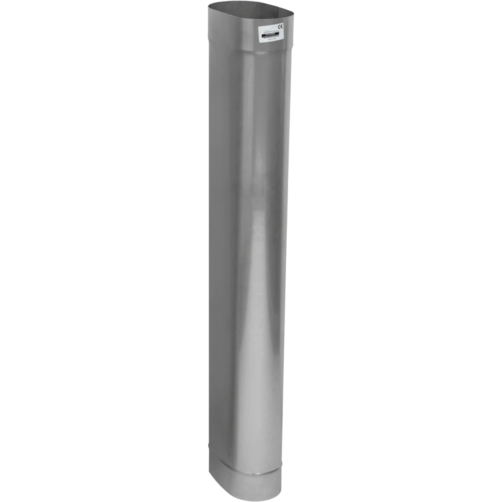 Rura kwasożaroodporna owalna 1m gr. 1mm 100x220 1.4404