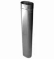 Rura kwasożaroodporna owalna 1m gr. 0,8mm 110x240 1.4404