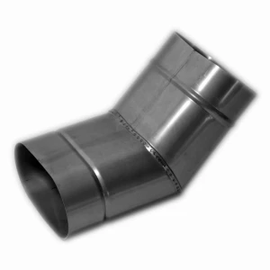 Kolano kwasożaroodporne owalne 45° gr. 0,8mm 120x180 1.4404