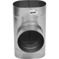 Trójnik redukcyjny kwasożaroodporny owalny 90°  gr. 0,8mm 110x200 1.4404