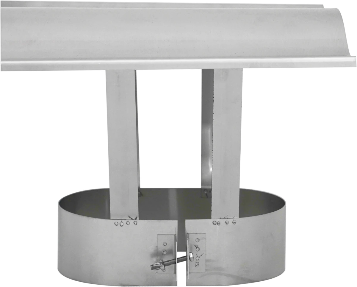 Daszek żaroodporny owalny gr. 0,8mm 130x240 1.4828