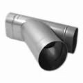 Trójnik żaroodporny owalny 45° gr. 1mm 120x180 1.4828