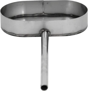 Odskraplacz żaroodporny owalny gr. 1mm 120x200 1.4828