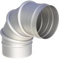 Kolano regulowane kwasożaroodporne 1.4404 0,8mm 0-90° fi 150