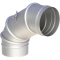 Kolano regulowane z rewizją kwasożaroodporne 1.4404 1mm 0-90° fi 160
