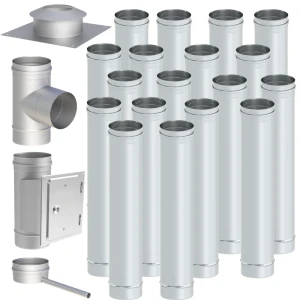 Wkład kominowy kwasożaroodporny fi 150 18m 1mm 1.4404