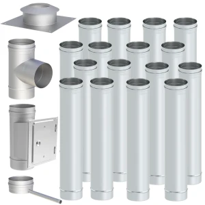 Wkład kominowy kwasożaroodporny fi 150 16m 1mm 1.4404