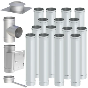 Wkład kominowy kwasożaroodporny fi 150 15m 1mm 1.4404