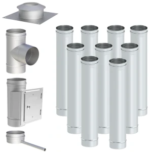 Wkład kominowy kwasożaroodporny fi 130 9m 1mm 1.4404