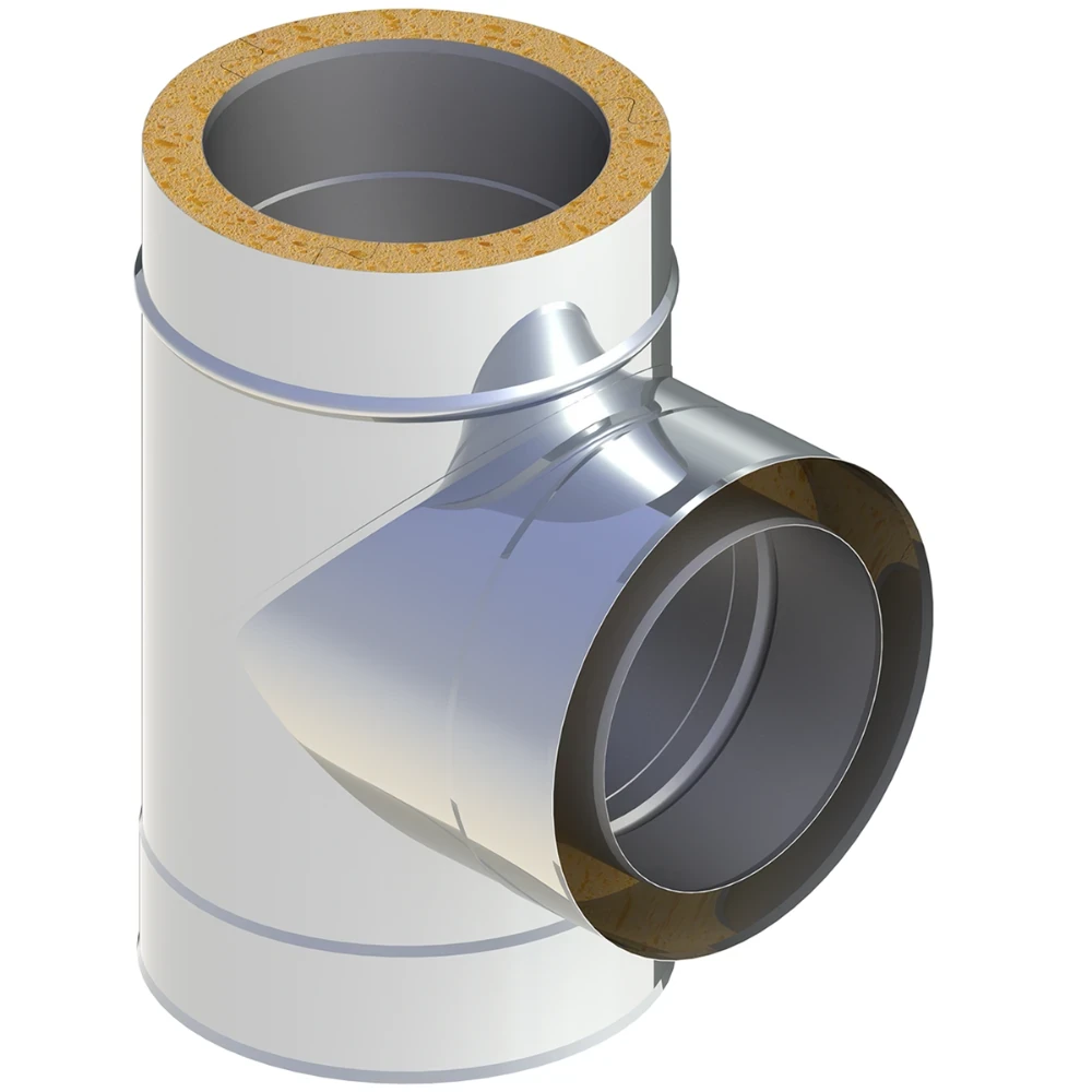 Trójnik 90° fi150/200 do komina wentylacyjnego