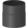 Rura 0,15 m stalowa fi120 czarna gr. 2mm przyłączeniowa