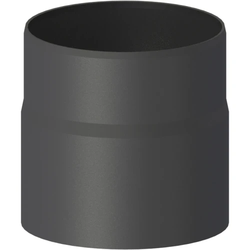 Rura 150mm fi120 czarna gr. 2mm przyłączeniowa