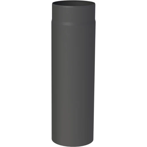 Rura 500mm fi200 czarna gr. 2mm przyłączeniowa