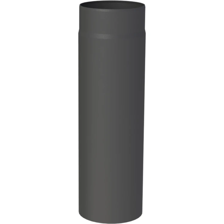 Rura 500mm fi200 czarna gr. 2mm przyłączeniowa