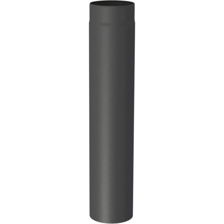 Rura 750mm fi150 czarna gr. 2mm przyłączeniowa