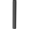 Rura 1 m stalowa fi120 czarna gr. 2mm przyłączeniowa