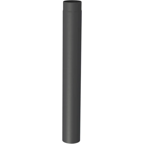 Rura 1000mm fi160 czarna gr. 2mm przyłączeniowa