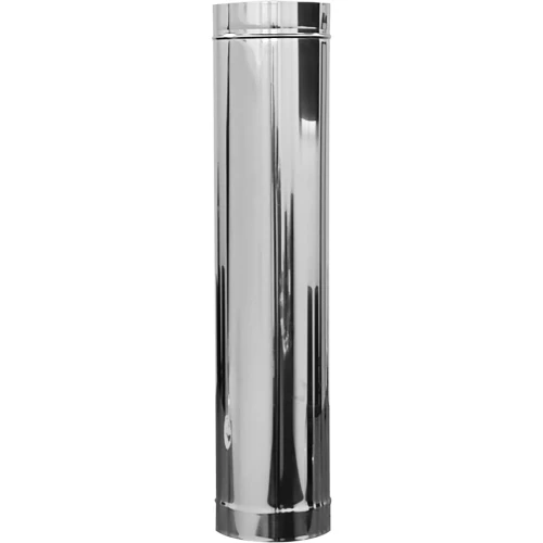Rura kominowa stalowa 1m 180/280 kwasożaroodporna 1.4404 gr. 0,8 mm izolowana
