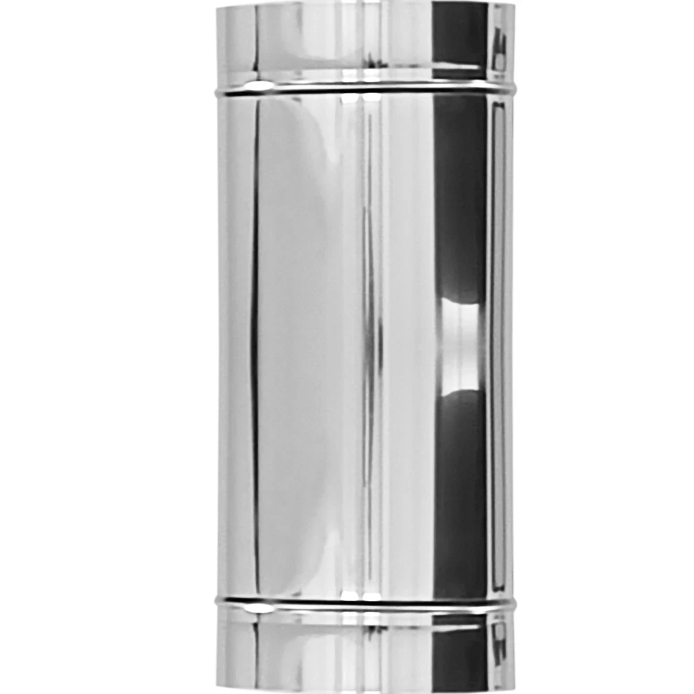 Rura kominowa stalowa 0,5m 120/220 kwasożaroodporna 1.4404 gr. 1mm izolowana