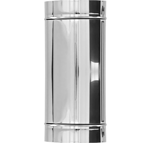 Rura kominowa stalowa 0,5m 250/350 kwasożaroodporna 1.4404 gr. 1mm izolowana