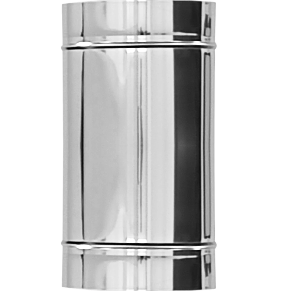 Rura kominowa stalowa 0,33m 300/400 kwasożaroodporna 1.4404 gr. 1mm izolowana