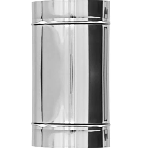 Rura kominowa stalowa 0,33m 120/220 kwasożaroodporna 1.4404 gr. 0,8mm izolowana