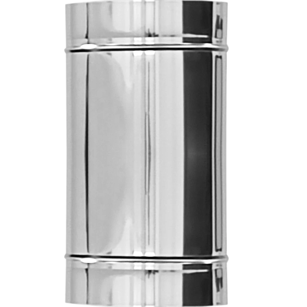 Rura kominowa stalowa 0,33m 300/400 kwasożaroodporna 1.4404 gr. 0,8mm izolowana