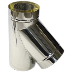 Trójnik 45° 160/260 kwasożaroodporny 1.4404 gr. 0,8 mm izolowany