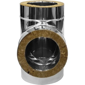 Trójnik 90° 120/220 kwasożaroodporny 1.4404 gr. 0,8 mm izolowany