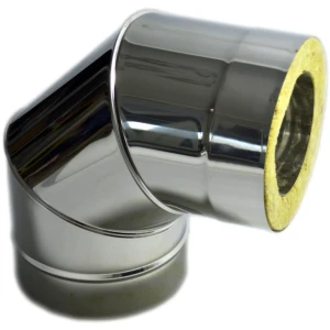 Kolano 90° 180/280 kwasożaroodporne 1.4404 gr. 0,8 mm izolowane