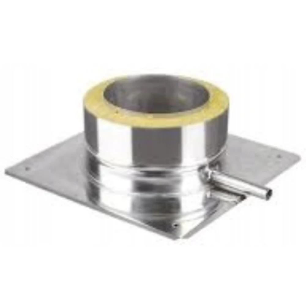 Płyta fundamentowa z odskraplaczem do komina stalowego 120/220 gr. 1 mm