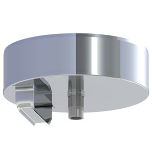 Odskraplacz z rurką w dół fi160/210 do komina izolowanego do gazu