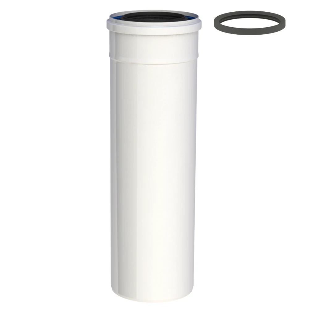 Rura 0,5m 100/150 PP z uszczelką do kotłów kondensacyjnych