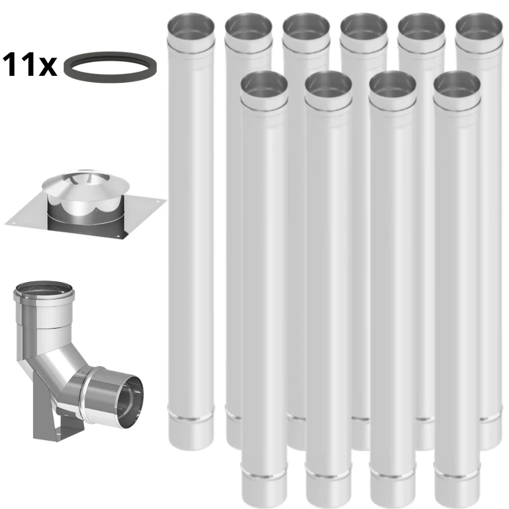Wkład kominowy fi60 10m do kotła kondensacyjnego gazowego kwasoodporny