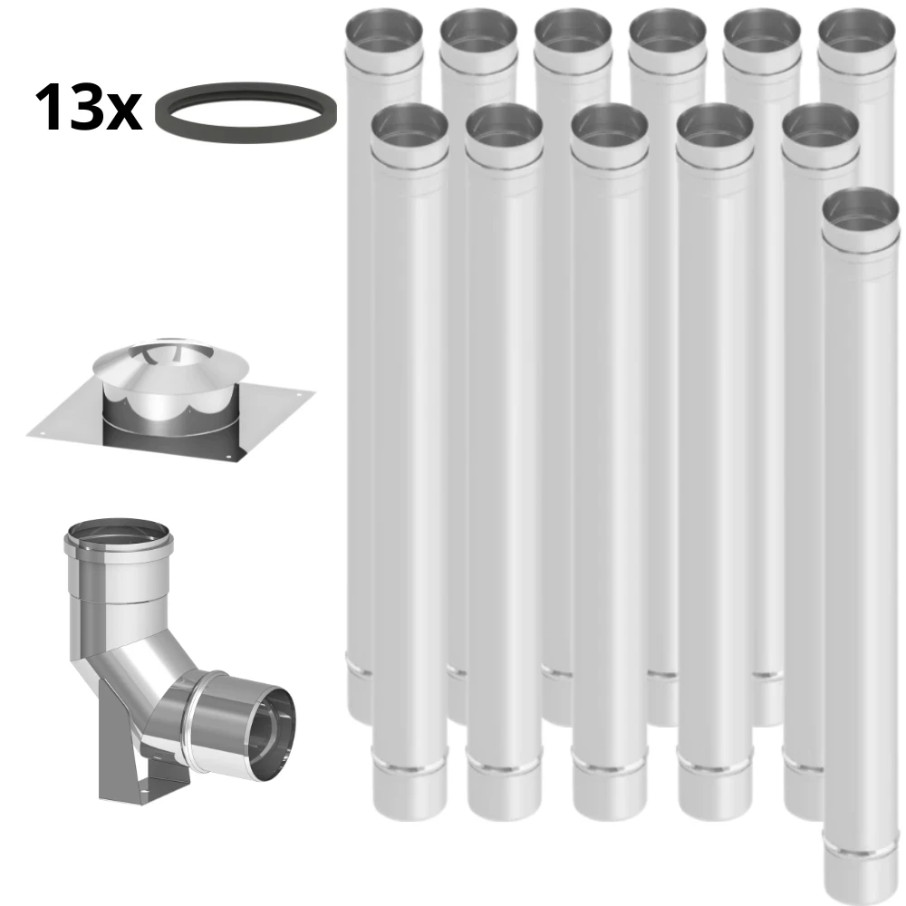 Wkład kominowy fi60 12m do kotła kondensacyjnego gazowego kwasoodporny