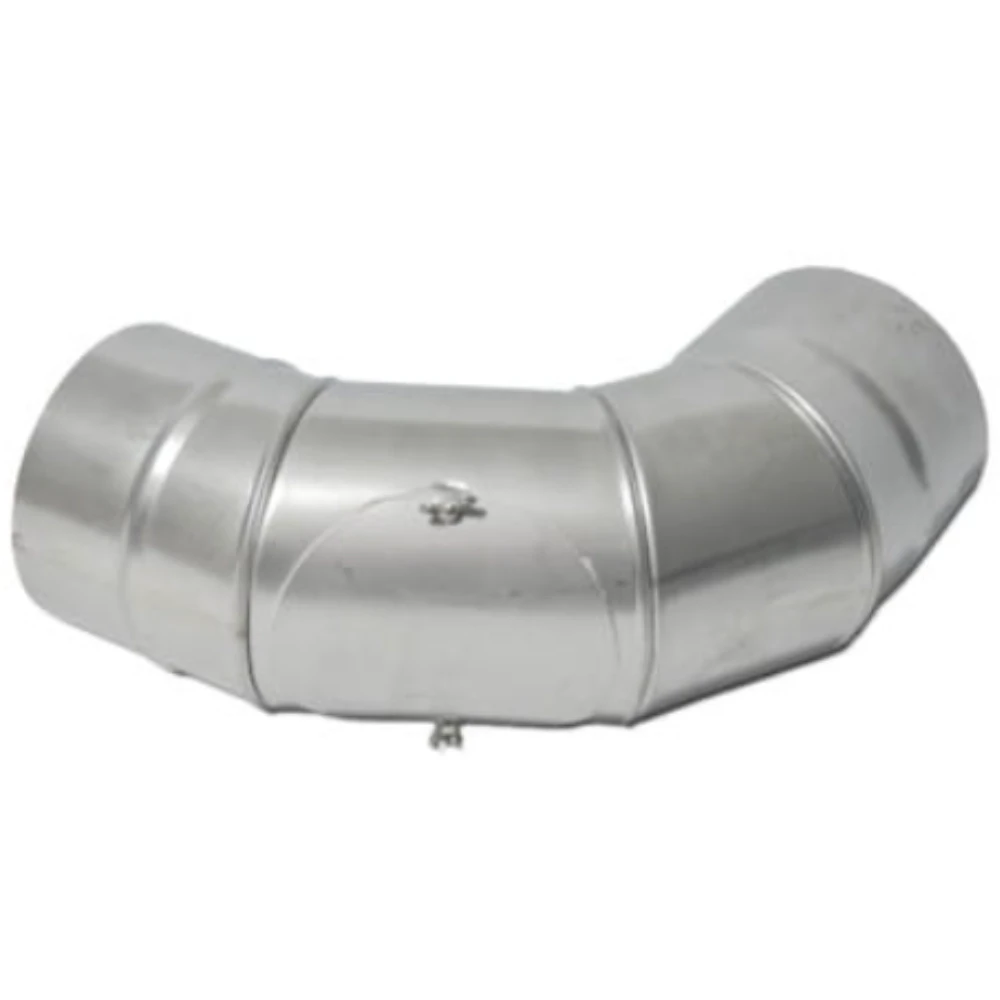 Kolano regulowane z rewizją żaroodporne 1.4828 0,8mm 0-90° fi 120