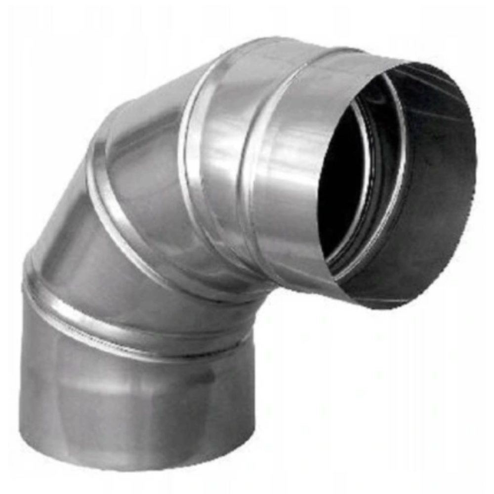 Kolano regulowane żaroodporne 1.4828 0,8mm 0-90° fi 120