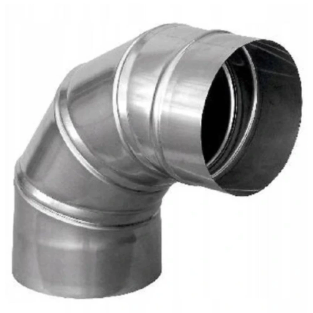 Kolano regulowane żaroodporne 1.4828 0,8mm 0-90° fi 130